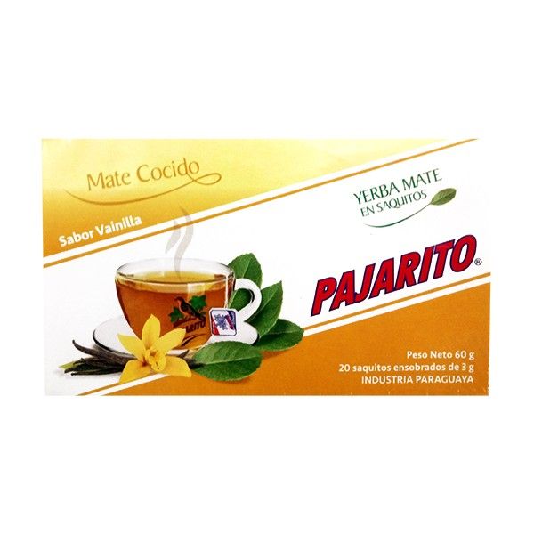 Yerba Mate PAJARITO WANILIOWE W SASZETKACH 20 X 3G