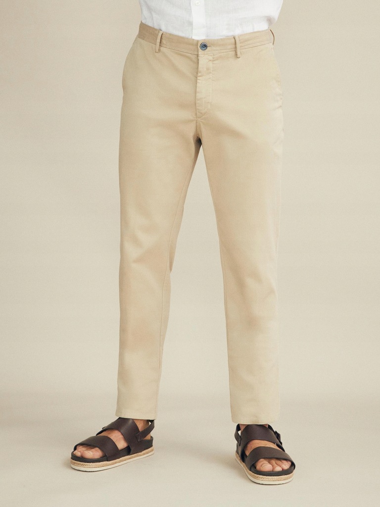 02G077 MASSIMO DUTTI__MI5 SPODNIE CHINOS__W31