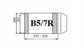 Okładka książkowa regulowana B5/7R (25szt) D&D