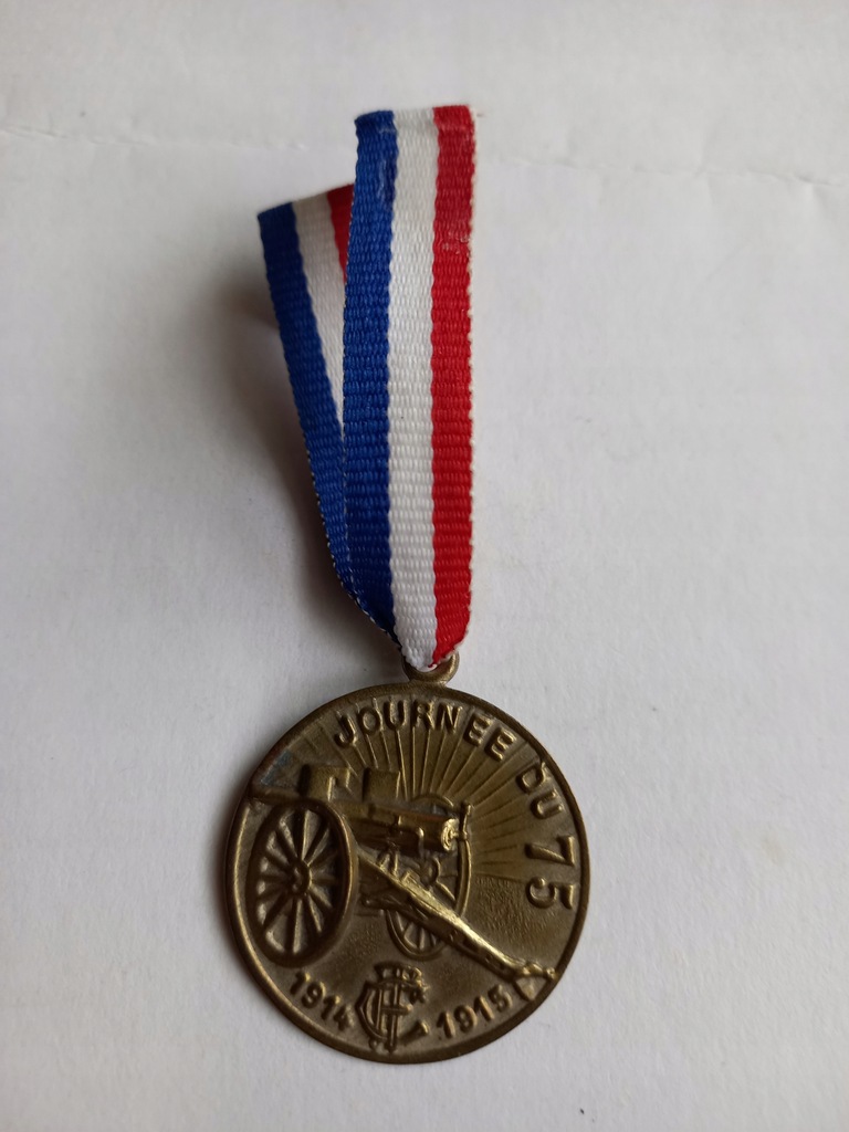 Journee Du 75 - 1914 - 1915 Medaille - Francja.