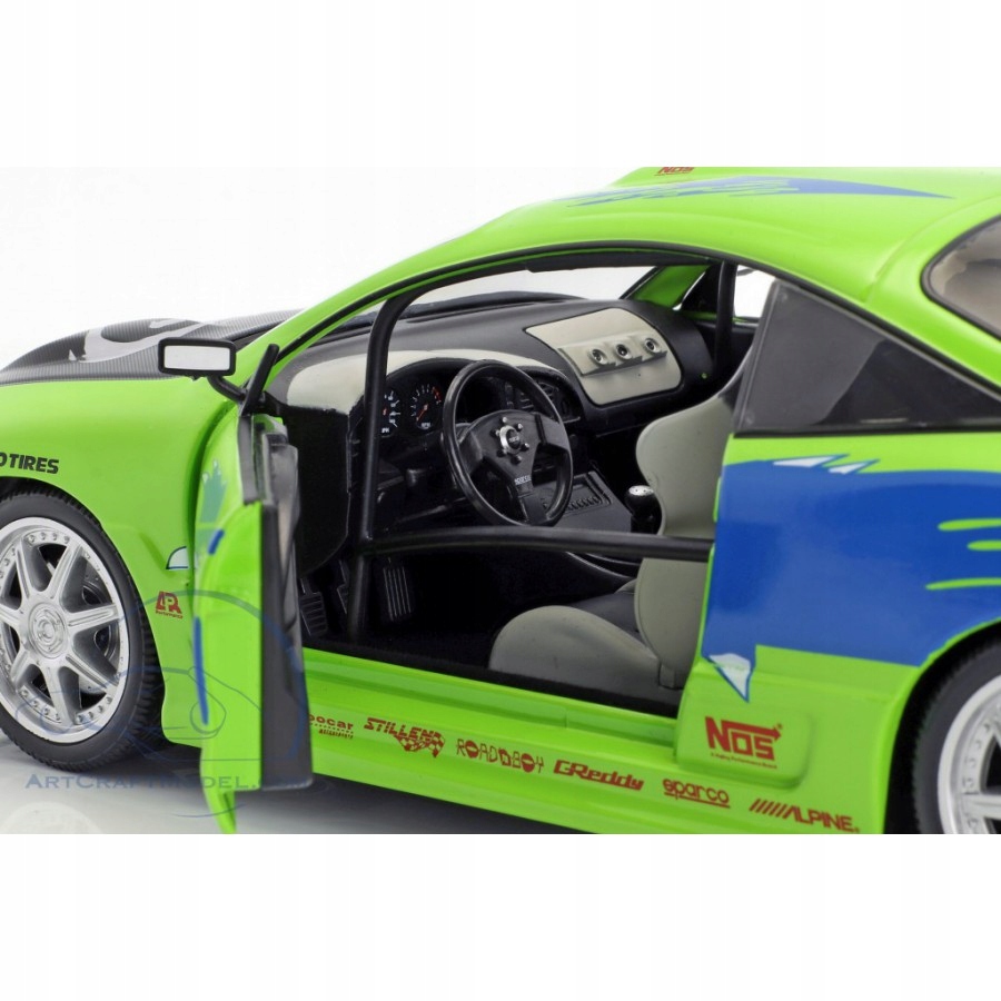 ミニカー FAST&FURIOUS StreetGlow Eclipse 1/18 RARE Fast Furious StreetGlow 1995 Mitsubishi Eclipse ERTL