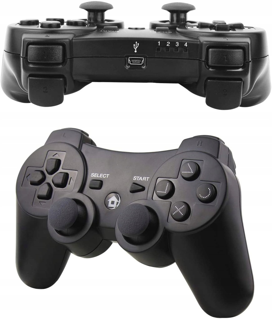Diswoe PS3 Bezprzewodowy pad, Bluetooth z kablem.