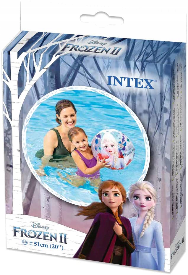 PIŁKA plażowa FROZEN pompowana INTEX 51cm