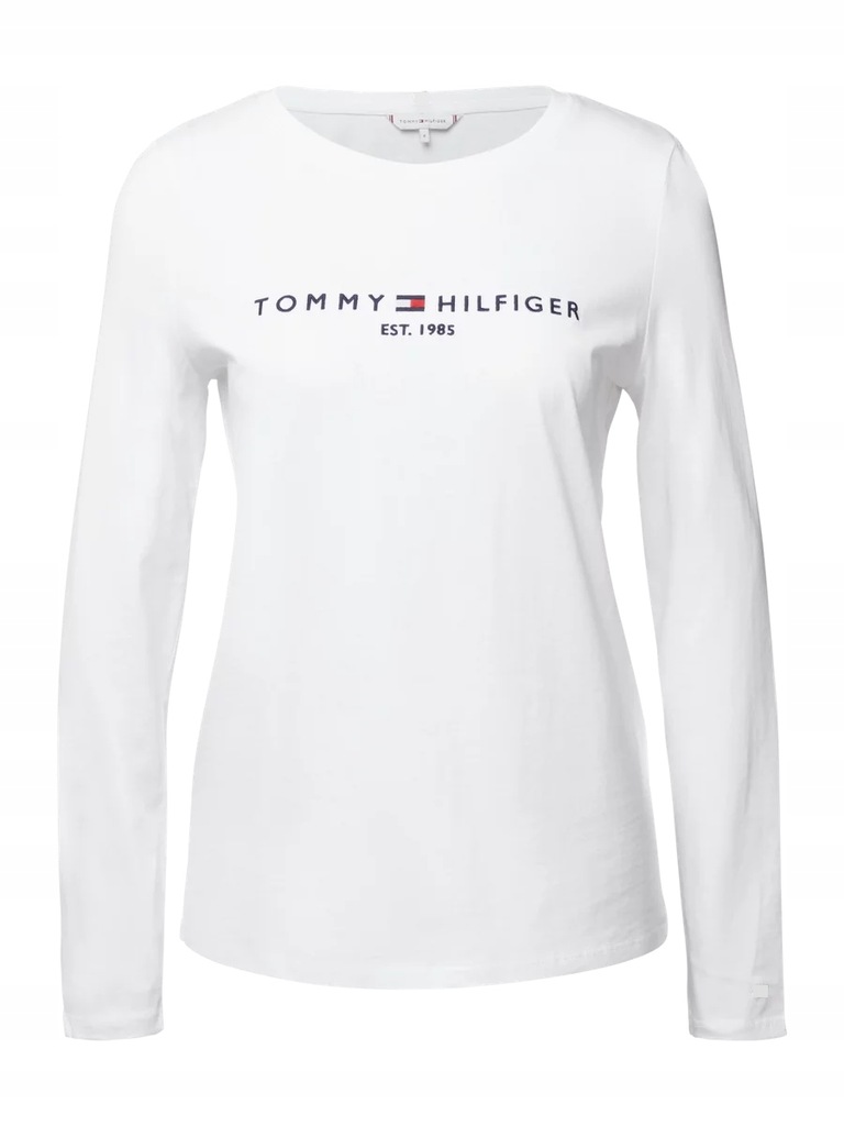 Koszulka z długim rękawem Tommy Hilfiger biała L - 11542433912 - oficjalne  archiwum Allegro