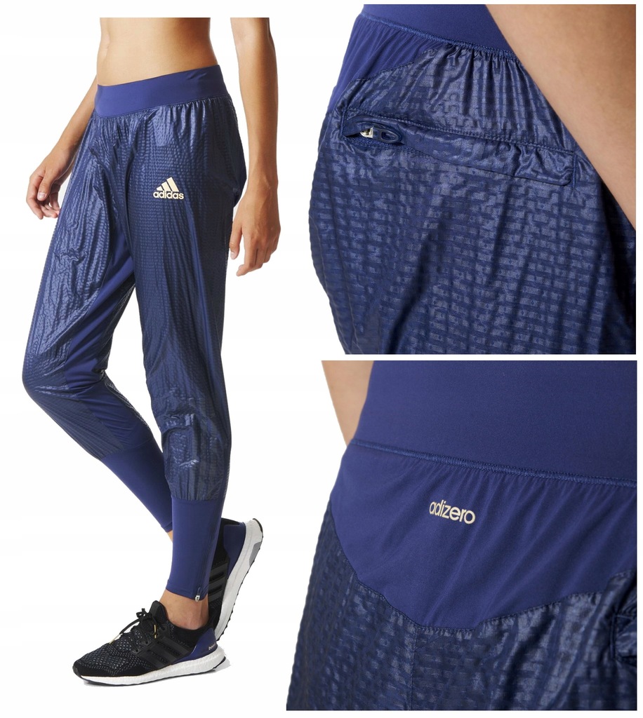 Adidas Adizero Track spodnie biegowe damskie - M/L