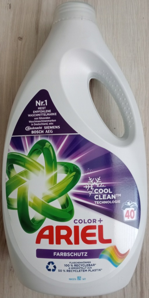Żel do prania Ariel Color+Ferbschutz 40prań 2l. - 13985830646 - oficjalne archiwum Allegro