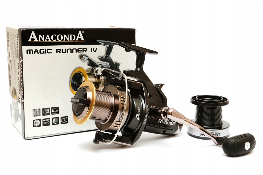 KOŁOWROTEK ANACONDA MAGIC RUNNER IV 6500 + SZPULA
