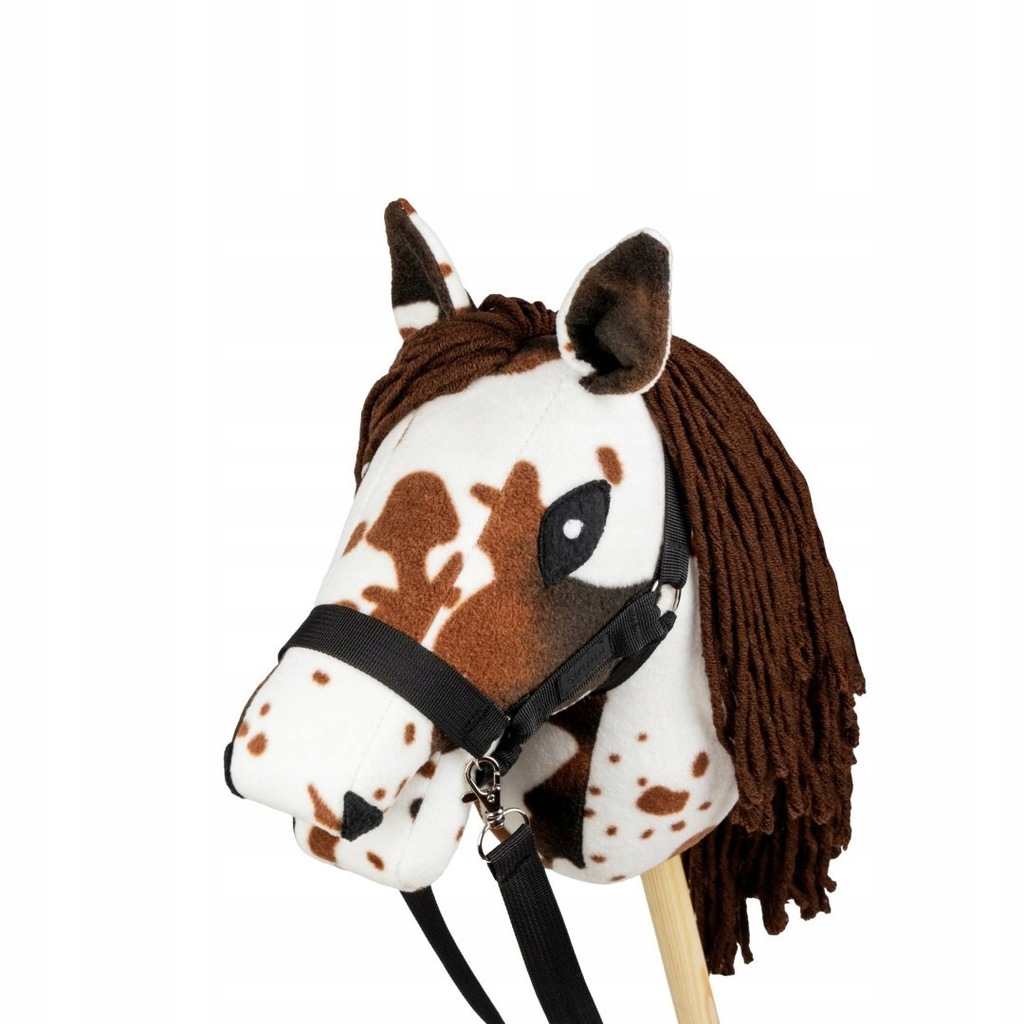 Hobby Horse Skippi - Gniado - srokaty A5 - z kantarem i wodzami - polski