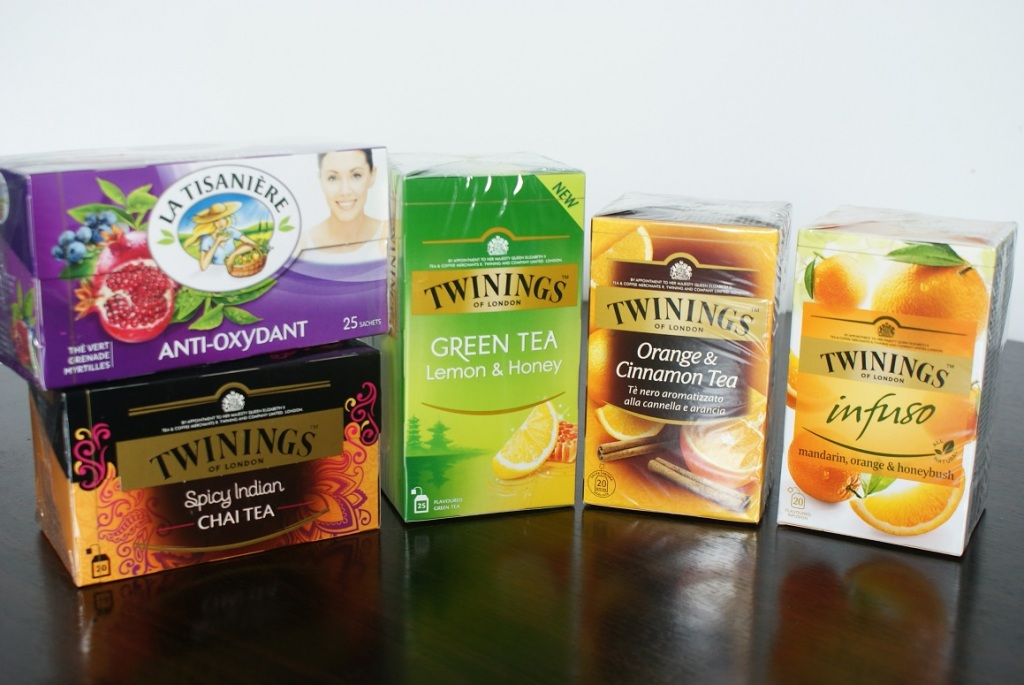 Zestaw 5 szt. herbat TWININGS nowe, zafoliowane!