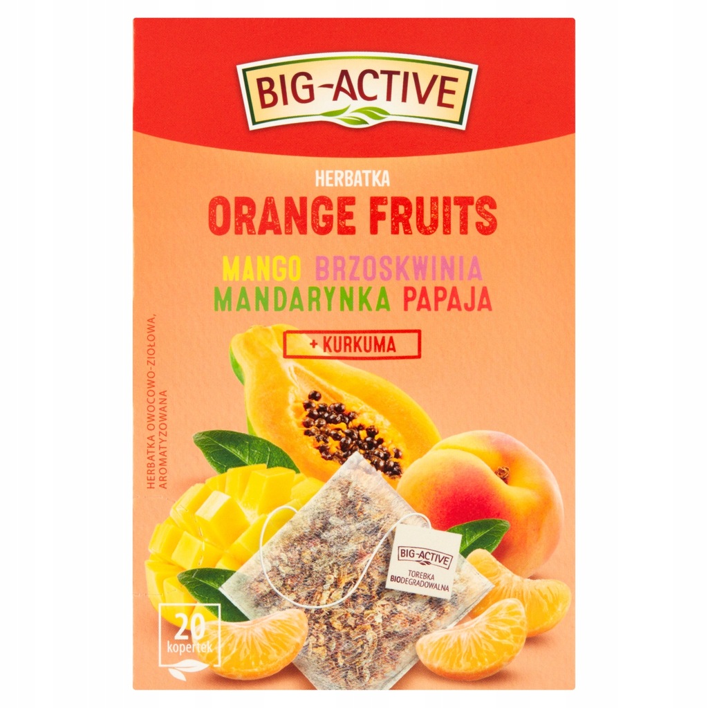 Big-Active Orange Fruits Herbatka 40 g 20T