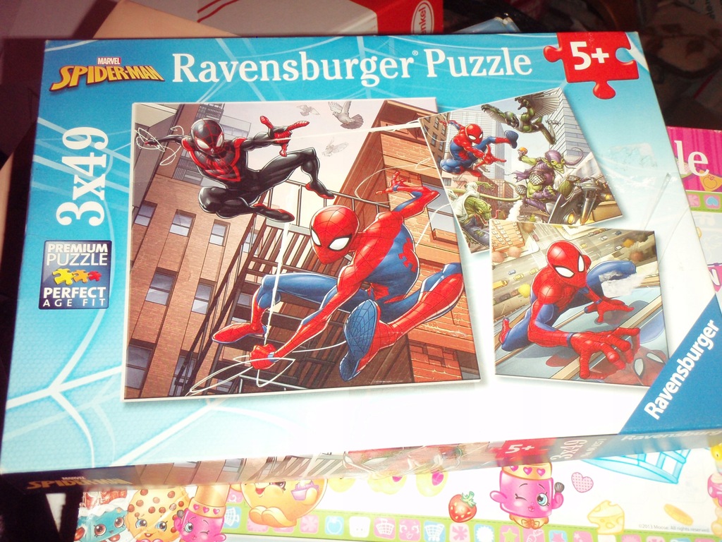 Puzzle Spiderman 3 x 49 elementów