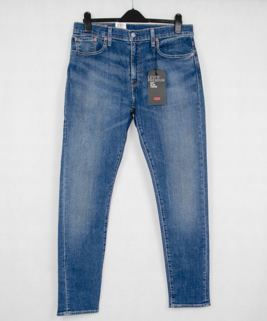 LEVI'S 512 JEANS PREMIUM SLIM TAPER W33 L32 NOWE