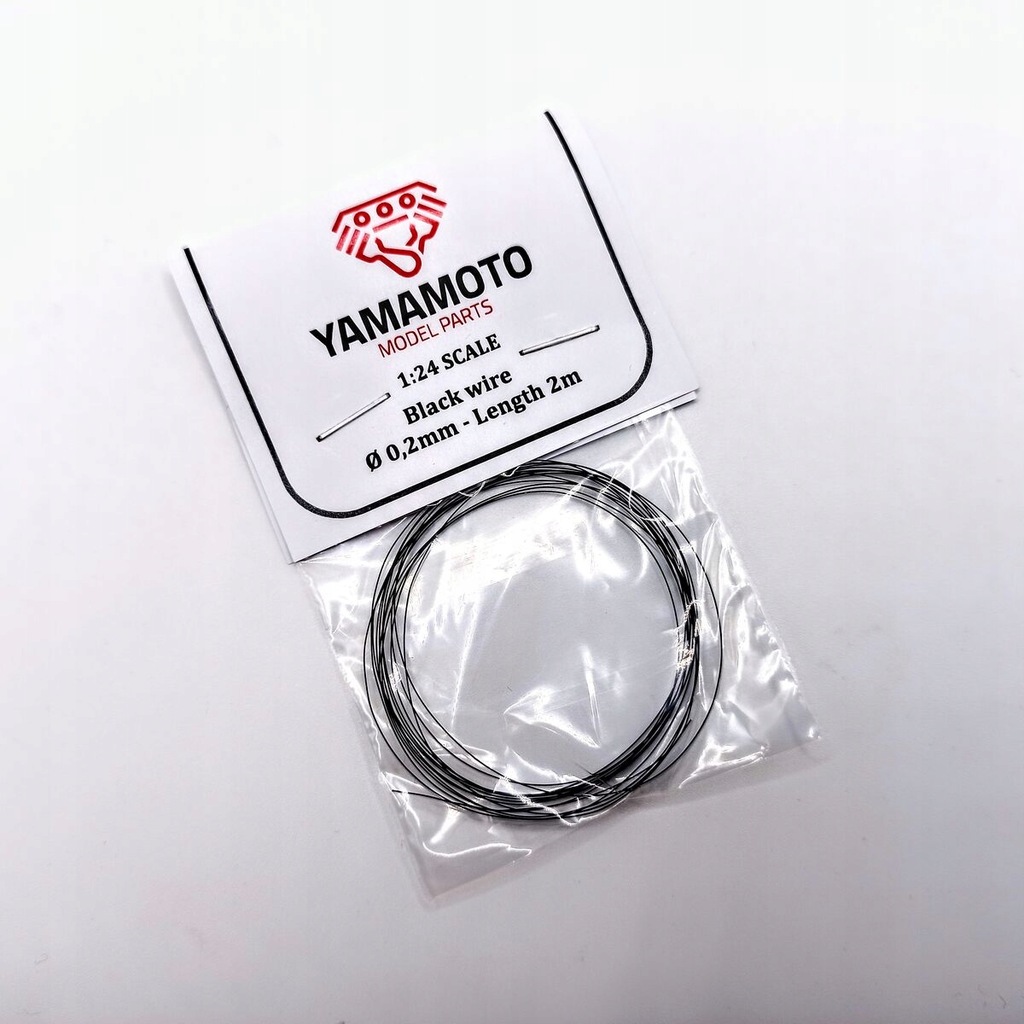 Black wire 0,2mm 2m YAMAMOTO YMPTUN73