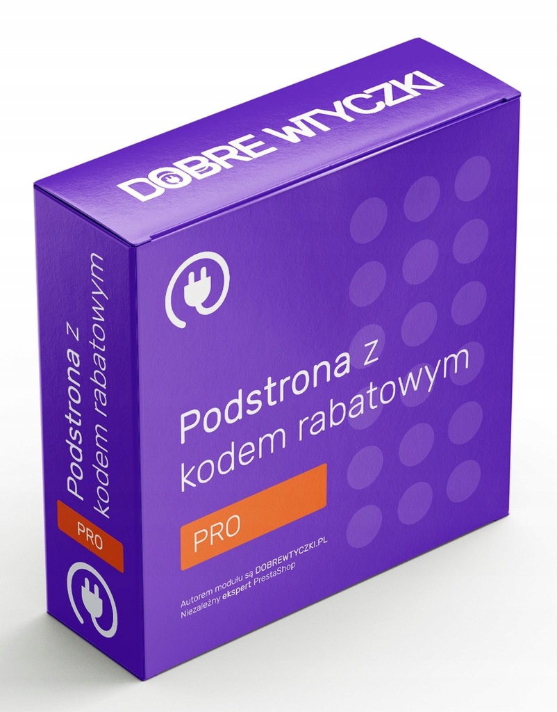 Podstrona z kodem rabatowym PrestaShop