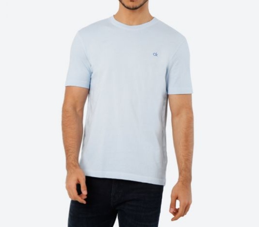 Calvin Klein - GARMENT DYE CHEST LOGO T-SHIRT - XS