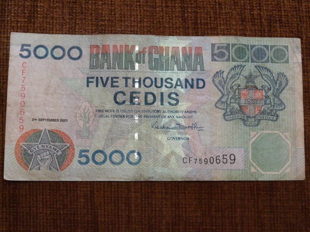 GHANA 5000 CEDIS