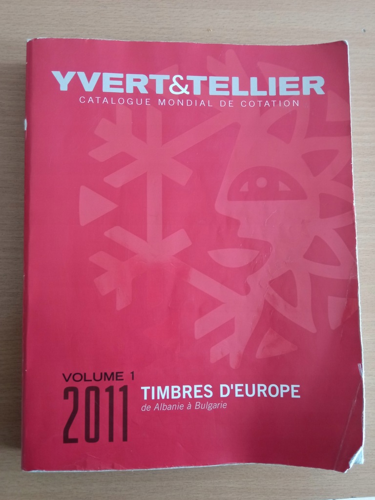 Katalog znaczków 2011r YVERT i Tellier A do B europa