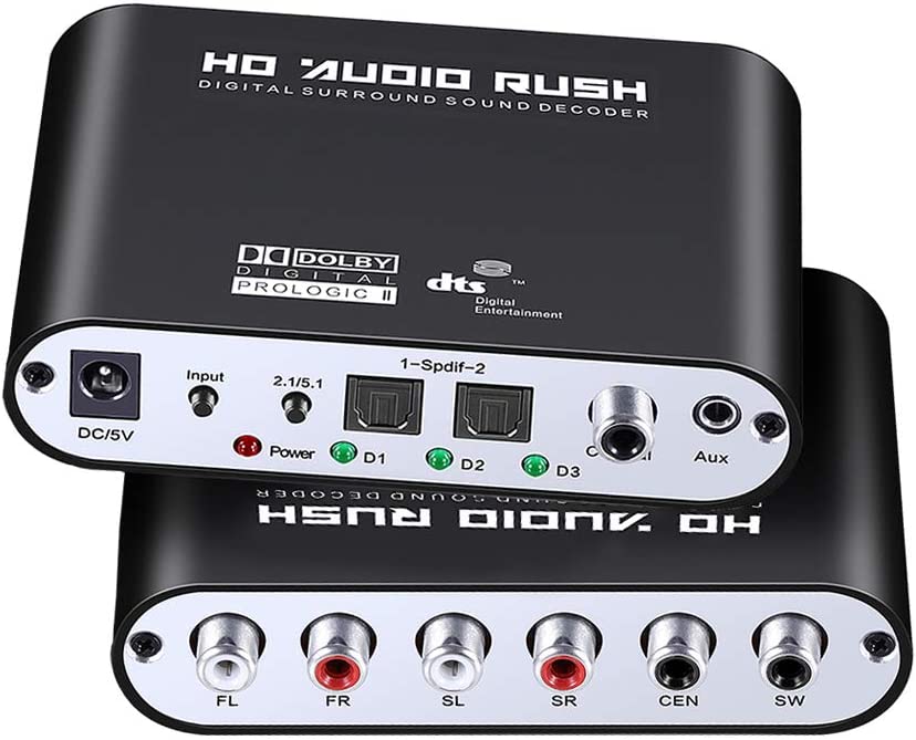 Dekoder Dolby Digital 5.1/2.1 HD Audio Rush DAC - 12782061817 ...