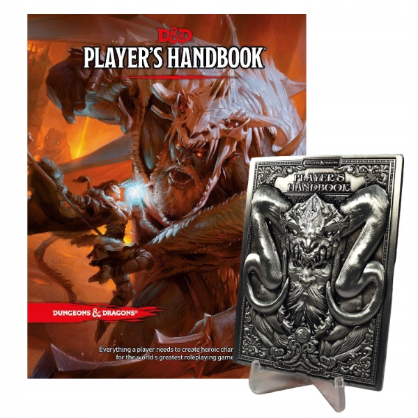 ZESTAW PODRĘCZNIK DND PLAYERS HANDBOOK + SZTABKA INGOT LIMITED EDITION ENG