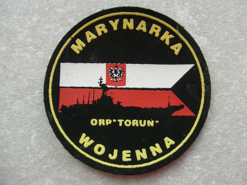 254 NASZYWKA MARYNARKA WOJENNA ORP TORUŃ.