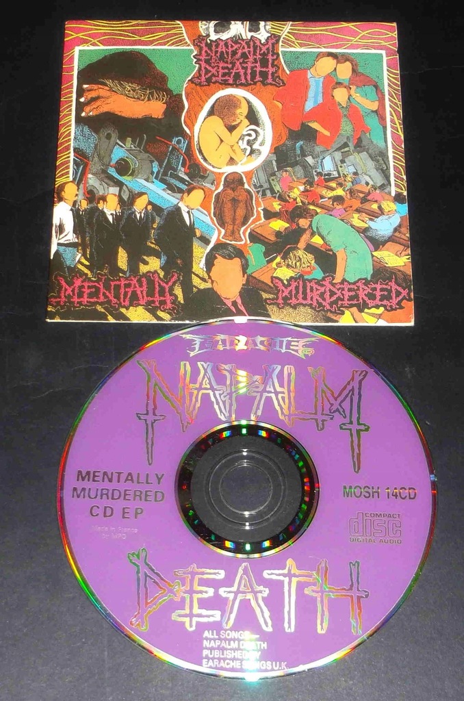 NAPALM DEATH-Mentaly murdered ( EARACHE REC. 89 )