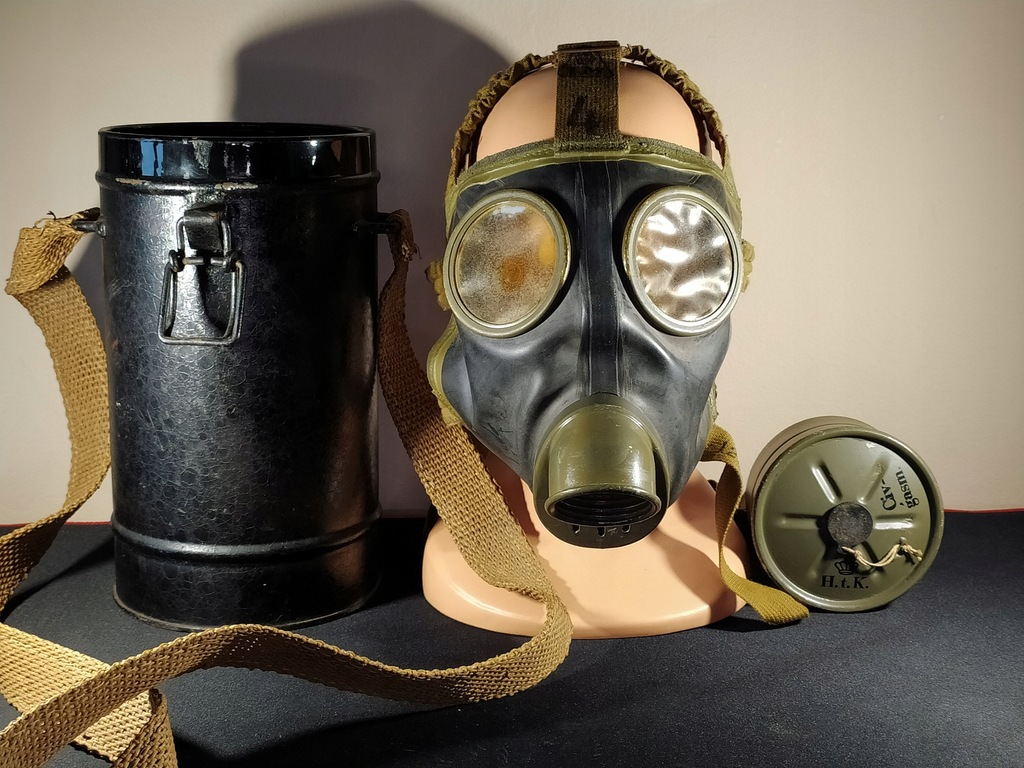 Maska przeciw gazową filtr puszka