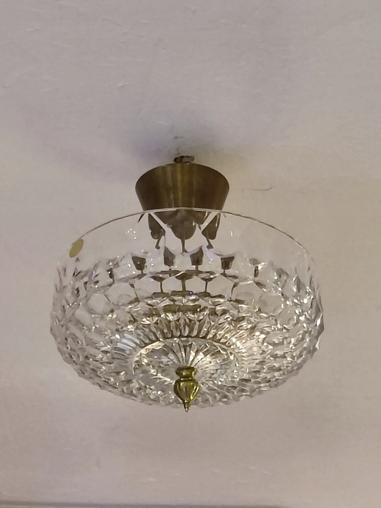 Lampa sufitowa plafon kryształ