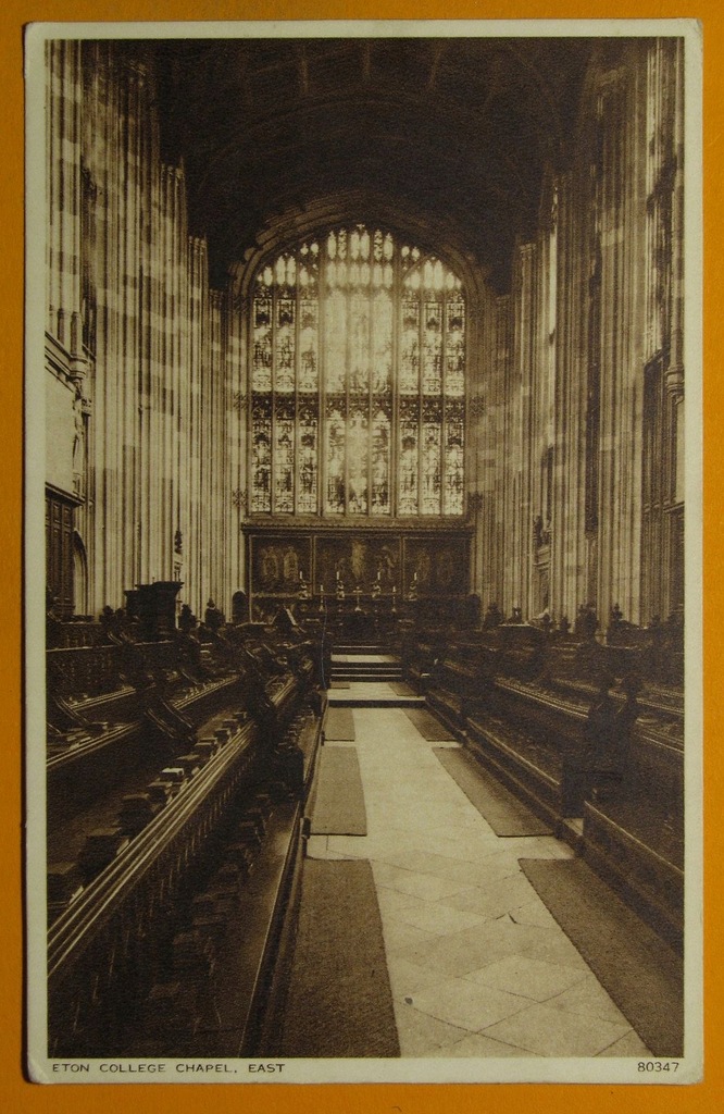 239010, Wlk. Brytania, Eton College, kaplica