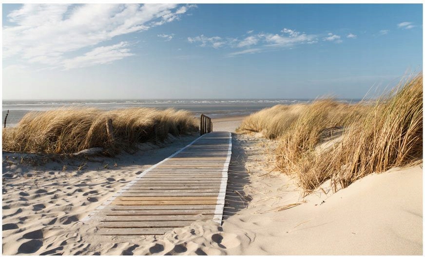 Fototapeta HD Plaża Morza Północnego 450x270