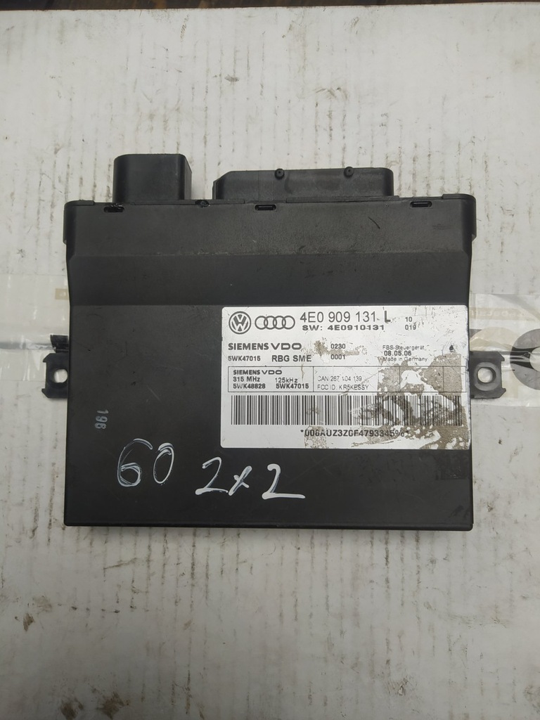 MODUL KESSY AUDI A8 D3 4E0909131L 12834233186 oficjalne archiwum