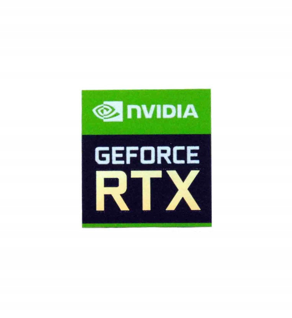 Naklejka NVIDIA GEFORCE RTX 18x20mm [27]