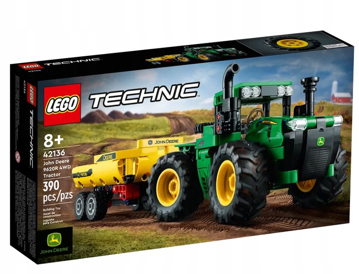 LEGO Technic - Traktor John Deere 42136 (uszk. opakowanie)