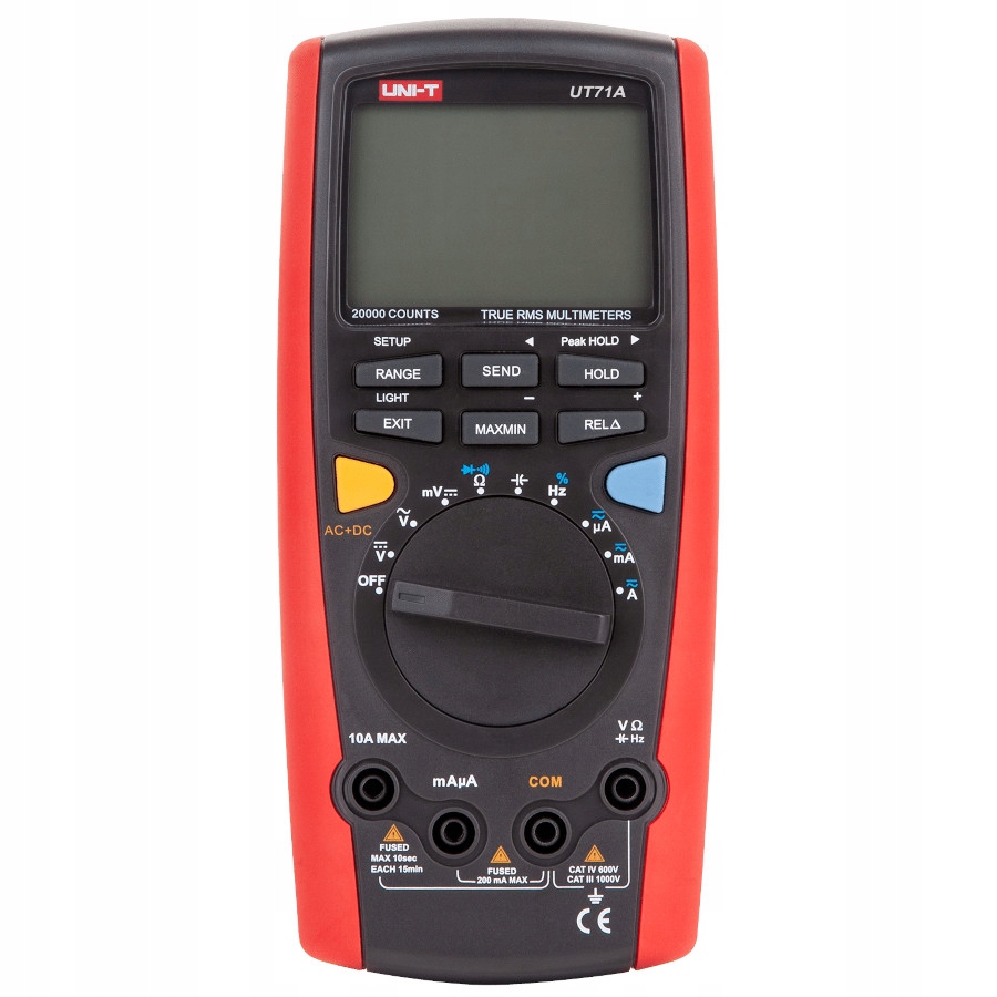 ELEKTRONICZNY MULTIMETR UNI-T UT71A TRUE RMS BARGRAF miernik z przewodami