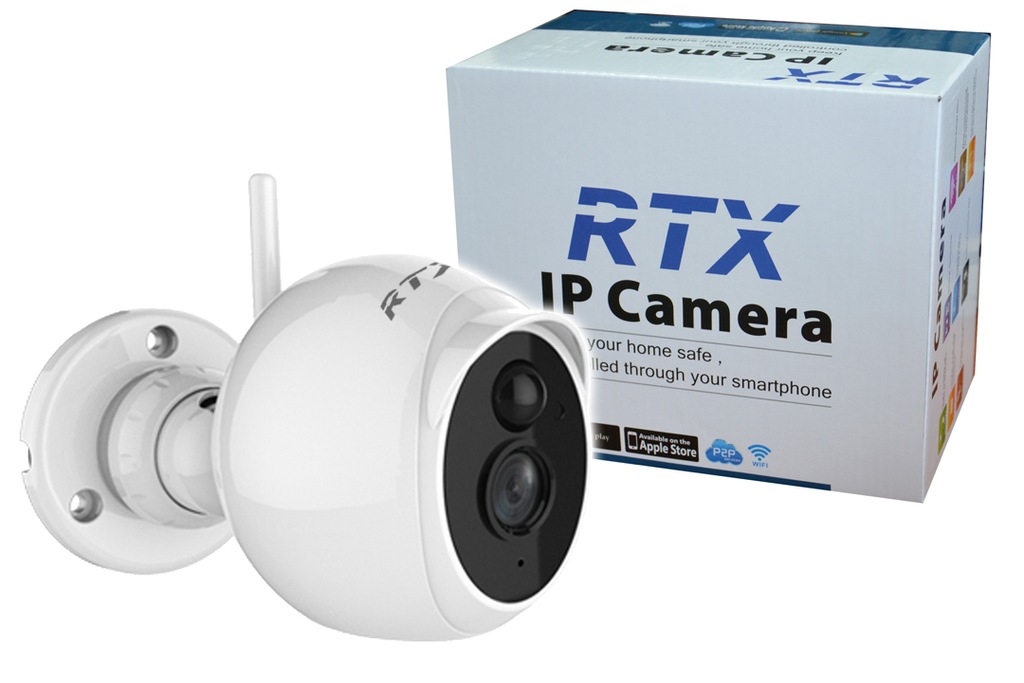 Kamera RTX IP WIFI ZEWNĘTRZNA P2P FULL HD MIKROFON