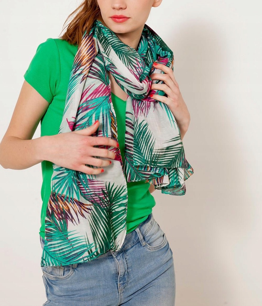 20O062 CAMAIEU__ML1 SZALIK TROPICAL PRINT__103X180