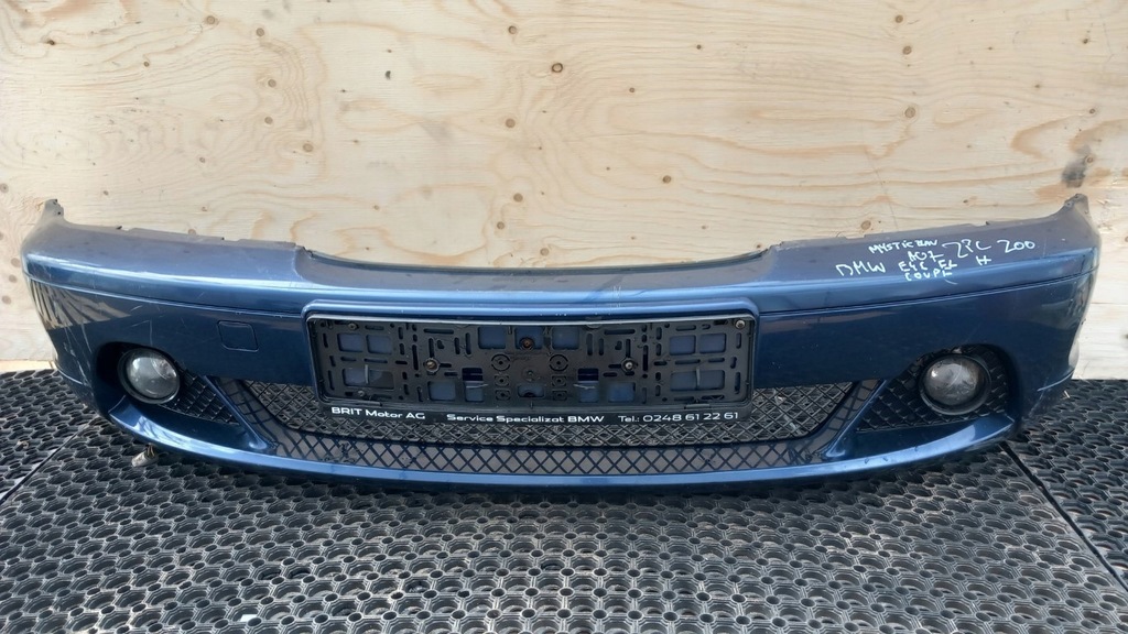 BMW E46 LIFT COUPE ZDERZAK PRZÓD HALOGEN A07