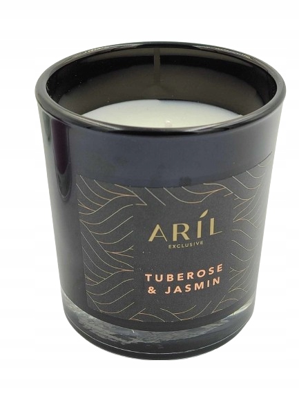 ARIL Parafinowa świeca zapachowa w szkle TUBEROSE & JASMIN