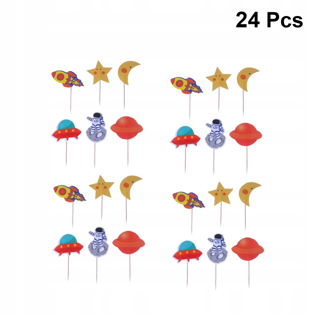 Solar System Decor Cake Toppers 24 Pcs 13672901194 oficjalne