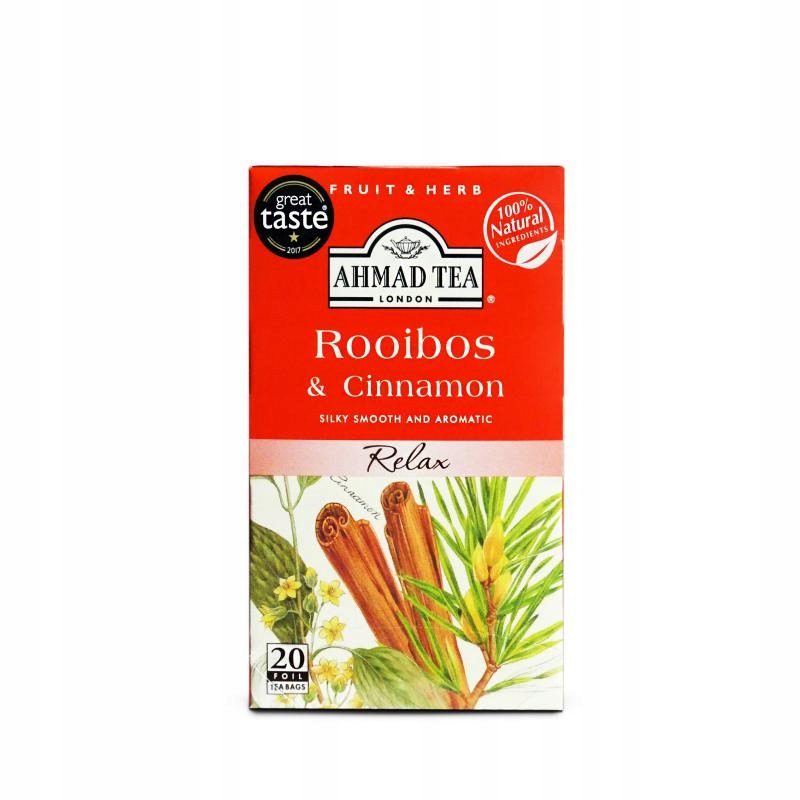 HERBATA ROOIBOS & CINNAMON 20 TOREBEK Ahmad