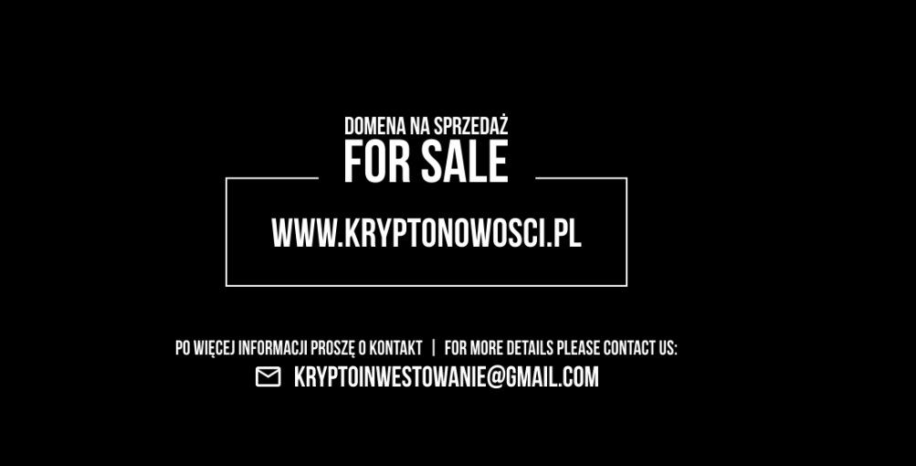 Domena Kryptonowosci.pl Bitcoin Kryptowaluty btc