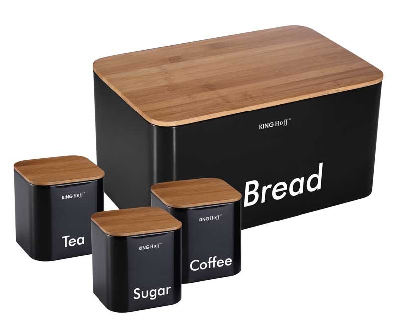 CHLEBAK W ZESTAWIE Z 3 POJEMNIKAMI KiNGHOFF KH-108