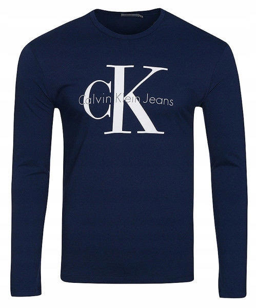 LONGSLEEVE KOSZULKA CALVIN KLEIN CK GRANATOWA r/XL