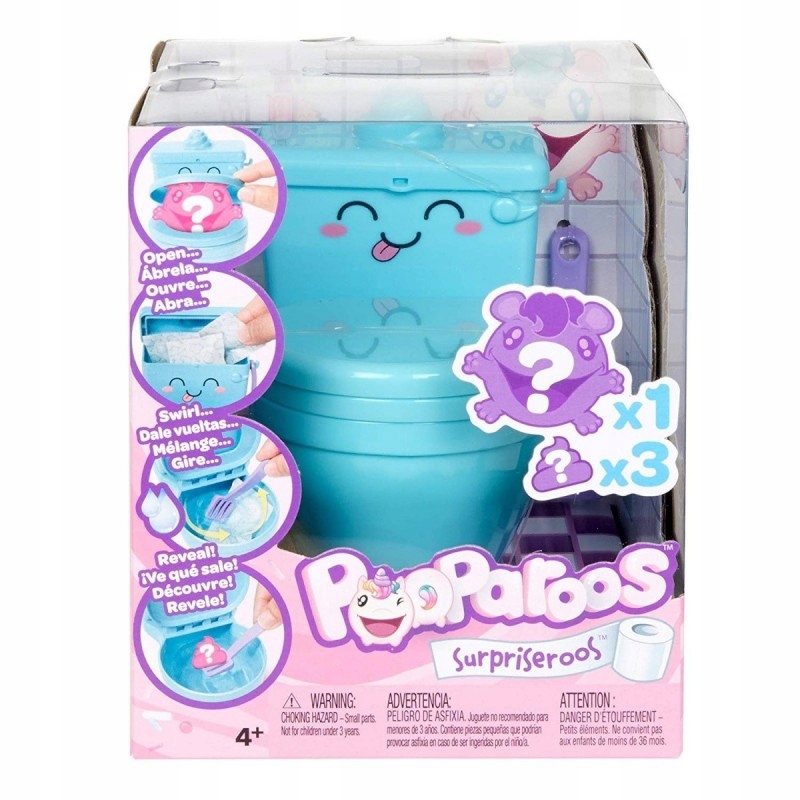POOPAROOS TOALETA Z NIESPODZIANKĄ KIBEL MATTEL