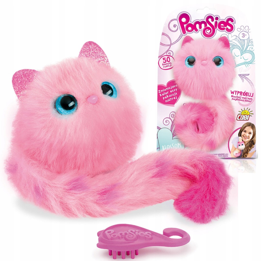 COBI POMSIES INTERAKTYWNY KOTEK BLOSSOM + SZCZOTKA 7599935896