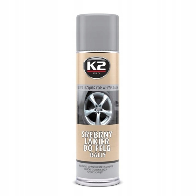 K2 Lakier do felg Srebrny 500ml