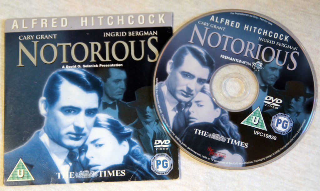 DVD Notorious (Osławiona) Alfred Hitchcock english