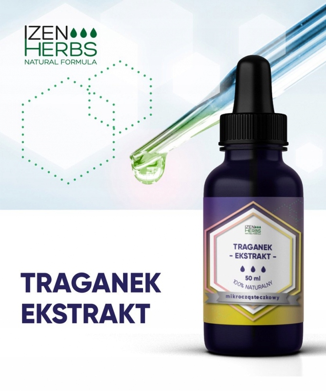 TRAGANEK MIKROCZĄSTECZKOWY 50 ml KROPLE IZEN HERBS