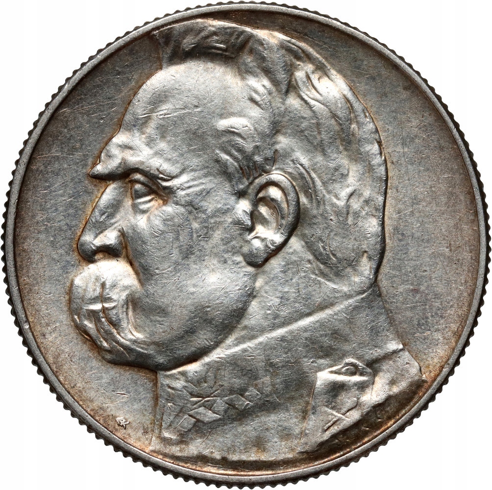 II RP, 5 złotych 1938, Józef Piłsudski