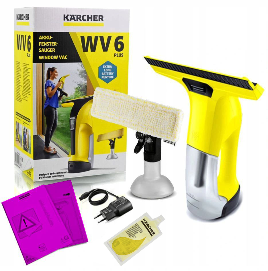 Купить СТЕКОНОМОЙКА KARCHER WV6 PLUS В ПОДАРОК ​​XXL НАБОР: отзывы, фото, характеристики в интерне-магазине Aredi.ru