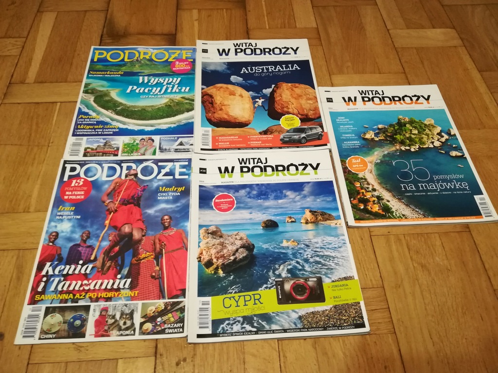 Podróże - 5 magazynów o podróżach Cypr/Australia